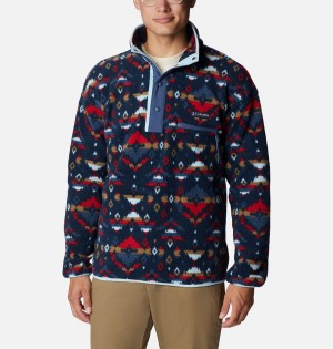 Columbia Helvetia Half Snap Fleece Men's Pullover Multicolor | NKPSZB-209