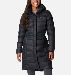 Columbia Hexbreaker Elite Down Women's Coats Black | XWKRHQ-639