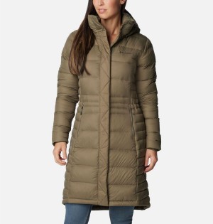 Columbia Hexbreaker Elite Down Women's Coats Green | NGOSJD-967