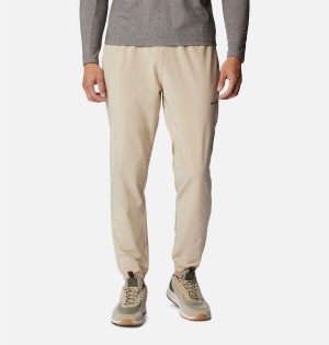 Columbia Hike Joggers Men's Pants Khaki | KVOFGR-374