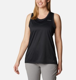 Columbia Hike Women's Tank Top Black | BKGQMW-962