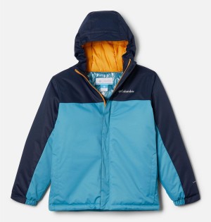 Columbia Hikebound Insulated Kids' Jacket Blue | RXABOV-652