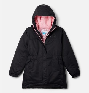 Columbia Hikebound Long Insulated Kids' Jacket Black | YGPIRO-567
