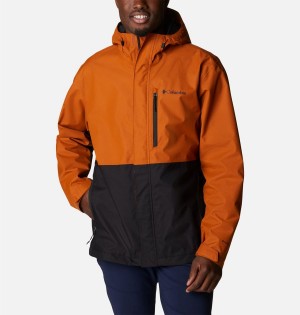 Columbia Hikebound Men's Rain Jacket Orange | ECRKLI-209