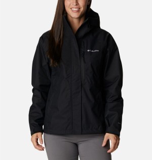 Columbia Hikebound Women's Rain Jacket Black | HTKCWL-123