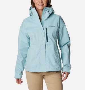 Columbia Hikebound Women's Rain Jacket Turquoise | PQZKWH-092