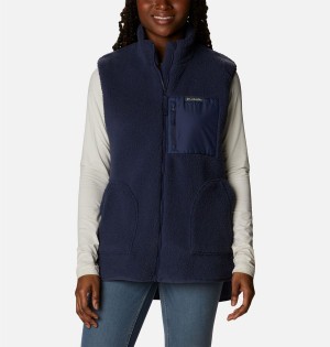 Columbia Holly Hideaway Women's Vest Navy | UXTQLM-763