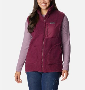 Columbia Holly Hideaway Women's Vest Red | VBCEJH-534