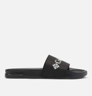 Columbia Hood River Slide Men's Sandals Black | CXPDLA-546