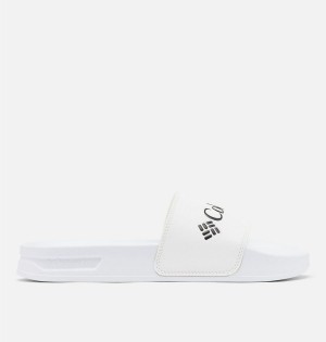 Columbia Hood River Slide Women's Sandals White | AKTCEZ-736