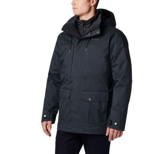 Columbia Horizons Pine Interchange Men's 3 In 1 Jackets Black | LUGJHN-304
