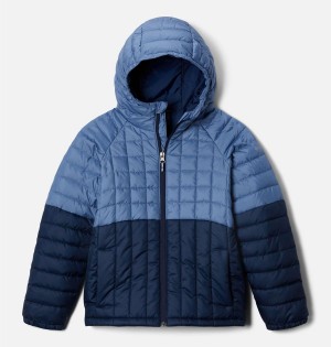 Columbia Humphrey Hills Puffer Kids' Jacket Navy | VPQLDE-067