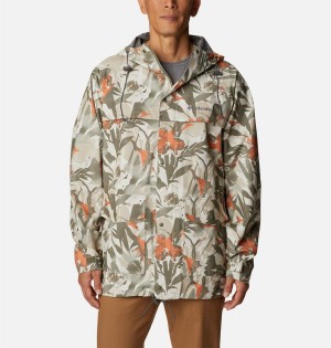 Columbia Ibex II Shell Men's Rain Jacket Green | VZCBIO-463