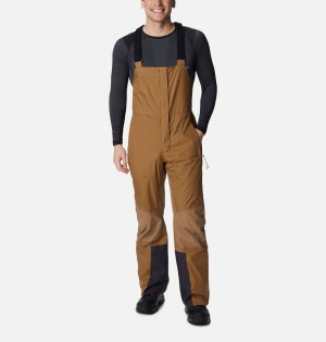 Columbia Iceventure Ski Bib Men's Pants Khaki | PTGIVK-016