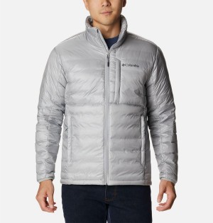 Columbia Infinity Summit Omni Heat Infinity Double Wall Insulated Men's Puffer Jacket Grey | BXORPT-076