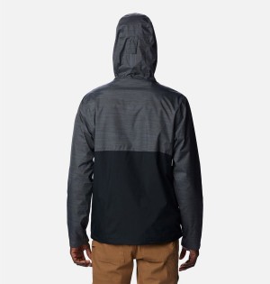 Columbia Inner Limits II Men's Rain Jacket Black | RAQFHY-143