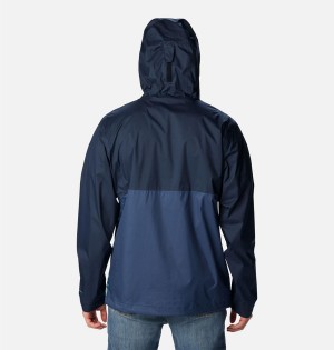 Columbia Inner Limits II Men's Rain Jacket Blue | HMURNS-986
