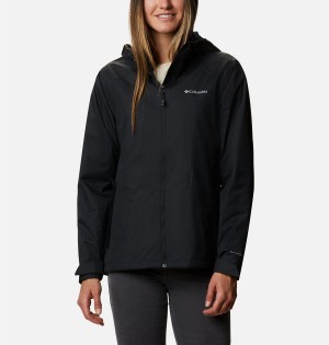 Columbia Inner Limits II Women's Rain Jacket Black | ZKOSLG-487
