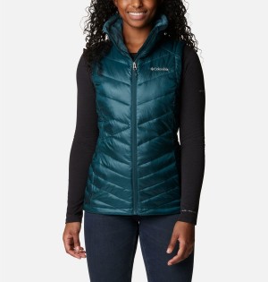 Columbia Joy Peak Insulated Women's Vest Turquoise | MVETKL-531
