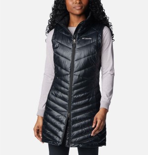 Columbia Joy Peak Long Women's Vest Black | MZWPDN-046