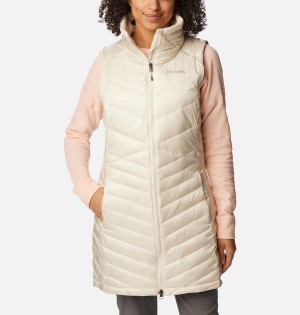 Columbia Joy Peak Long Women's Vest White | IPDTQN-965