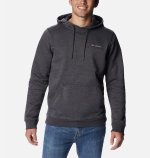 Columbia Keyhole Peak Logo Men's Hoodie Grey | AKNWLZ-308
