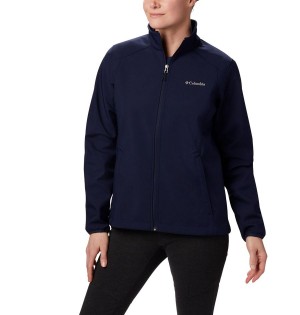 Columbia Kruser Ridge II Women's Softshell Jackets Navy | QBAHKI-497