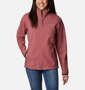 Columbia Kruser Ridge II Women's Softshell Jackets Coral | KSRIUP-012