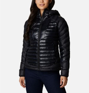 Columbia Labyrinth Loop Insulated Hooded Women's Puffer Jacket Black | AXGBYU-726