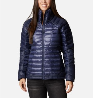 Columbia Labyrinth Loop Insulated Women's Puffer Jacket Navy | NWBQTX-609