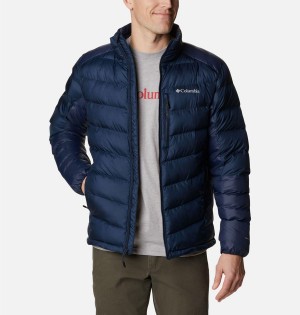 Columbia Labyrinth Loop Omni Heat Infinity Insulated Men's Puffer Jacket Navy | HNUVCW-284
