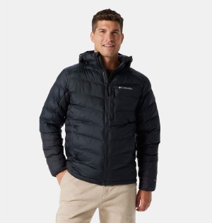 Columbia Labyrinth Loop Omni Heat Infinity Hooded Insulated Men's Puffer Jacket Black | WCABMU-671