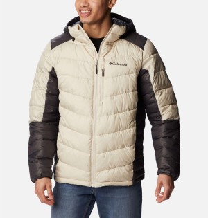 Columbia Labyrinth Loop Omni Heat Infinity Hooded Insulated Men's Puffer Jacket White | AYJIRC-895