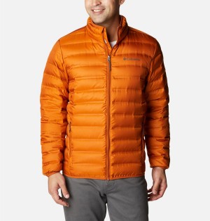 Columbia Lake 22 Insulated Men's Puffer Jacket Orange | EWKGCI-735