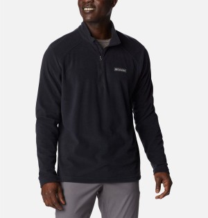Columbia Lake Aloha Half Zip Fleece Men's Pullover Black | ZYDIBE-508