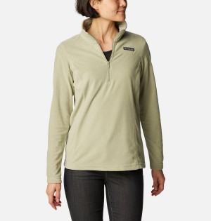 Columbia Lake Aloha Half Zip Fleece Women's Pullover Green | TDCKLZ-215