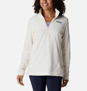 Columbia Lake Aloha Half Zip Fleece Women's Pullover White | CJLSWO-902