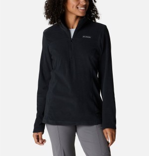 Columbia Lake Aloha Half Zip Fleece Women's Pullover Black | XBTUFJ-972