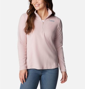 Columbia Lake Aloha Half Zip Fleece Women's Pullover Pink | PEJHAF-890