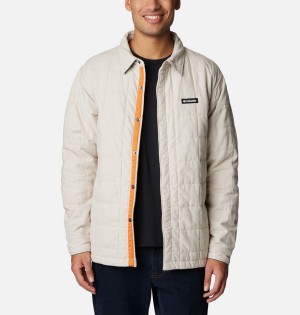 Columbia Landroamer Quilted Jacket Men's Shirt White | HXDNLU-736