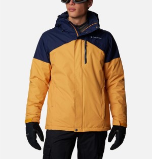 Columbia Last Tracks Insulated Men's Ski Jacket Yellow | ADRTFM-578