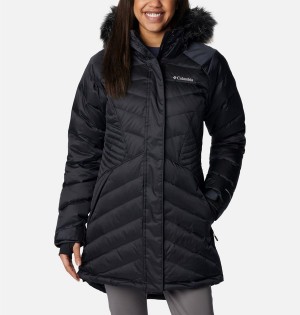 Columbia Lay D III Mid Women's Puffer Jacket Black | UYFCMW-428