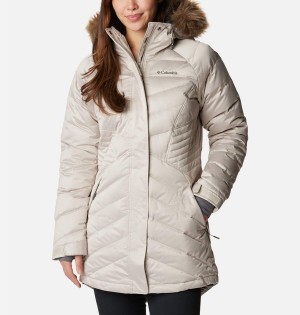 Columbia Lay D III Mid Women's Puffer Jacket White | ETUYOZ-219