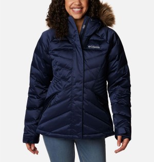 Columbia Lay D III Women's Puffer Jacket Navy | NBGDYI-164
