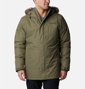 Columbia Leif Trail Men's Coats Green | TRMHEI-196