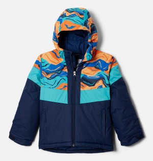 Columbia Lightning Lift II Kids' Jacket Navy | UICVKM-103