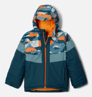 Columbia Lightning Lift II Kids' Jacket Turquoise | OTEKIR-289