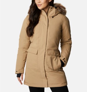 Columbia Little Si Insulated Women's Coats Khaki | AHPVCG-321