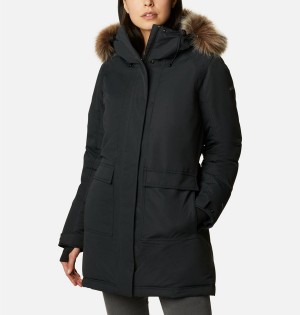 Columbia Little Si Insulated Women's Coats Black | BZENSH-415