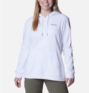 Columbia Logo II Women's Hoodie White | HOBWDY-583